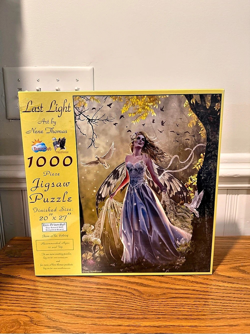 Nene Thomas “Last Light” Fantasy Angel Fairy Y2K NWT 1000pc Puzzle